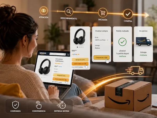 Amazon y la experiencia de compra rápida