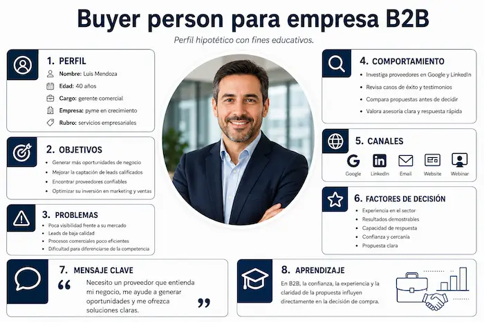 Buyer person para una empresa B2B