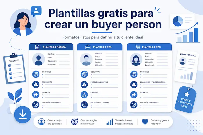 Plantillas gratis para crear un buyer person
