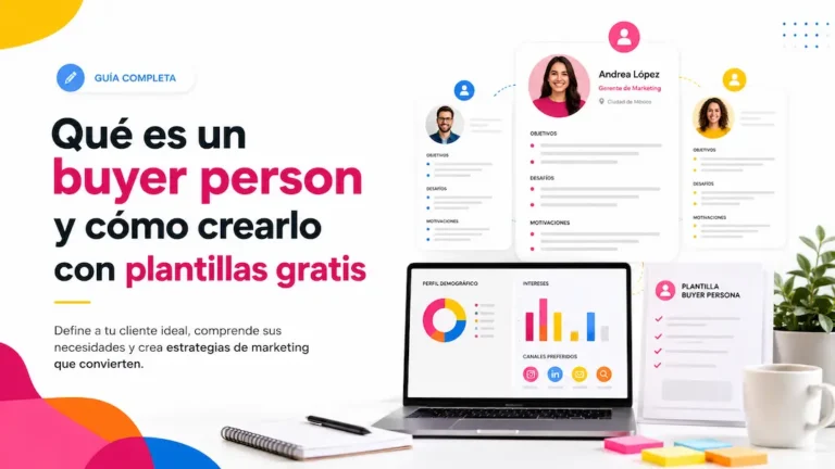 Qué es un buyer person y cómo crearlo con plantillas gratis